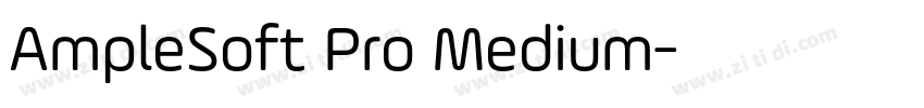 AmpleSoft Pro Medium字体转换